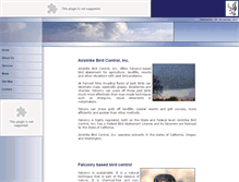 Tablet Screenshot of airstrikebirdcontrol.com